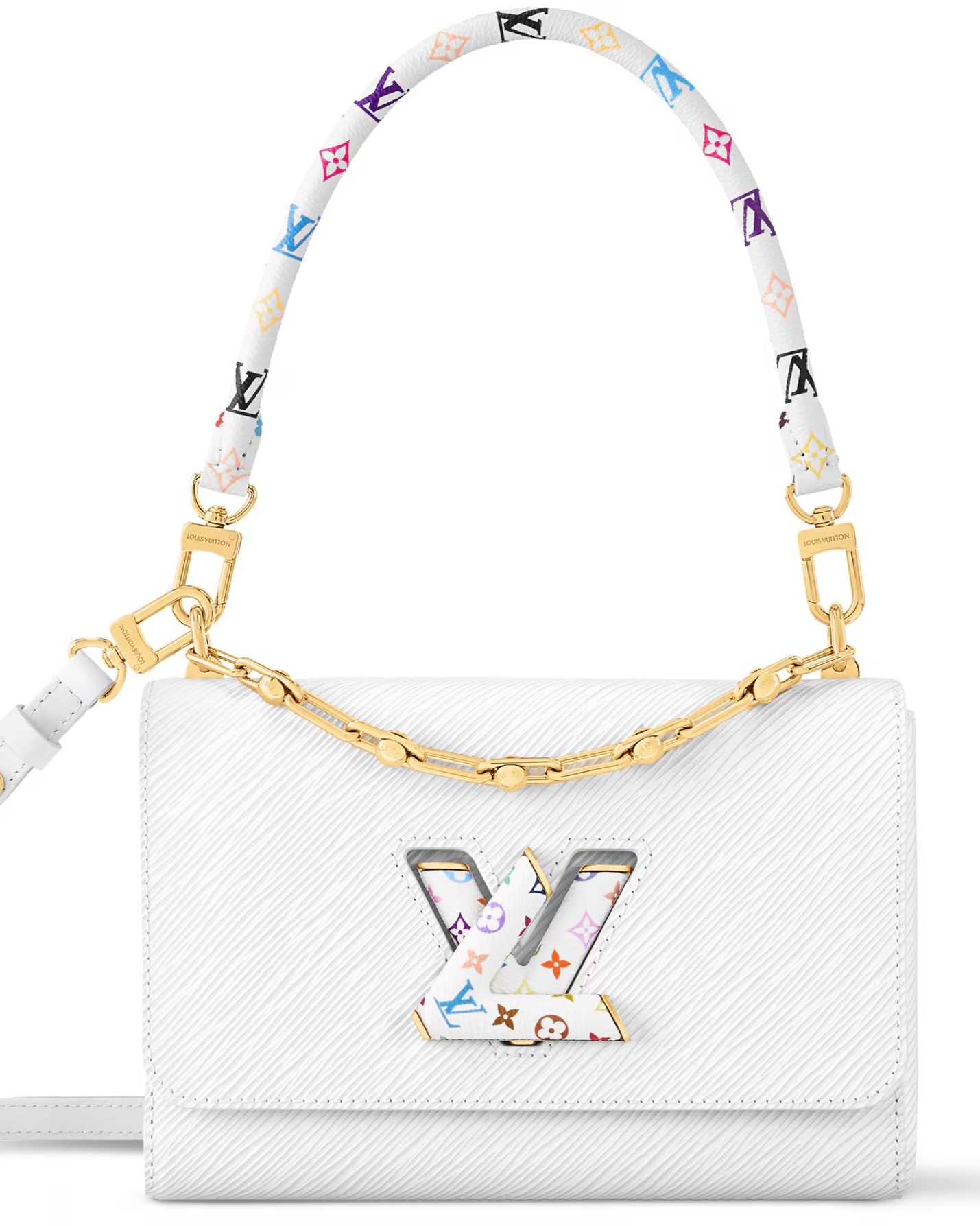 Túi xách Louis Vuitton LV x TM Twist MM Slim White 4